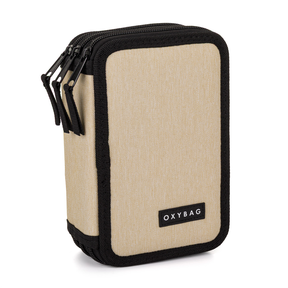 Penál 3 p. prázdný UNICOLOR Mocca